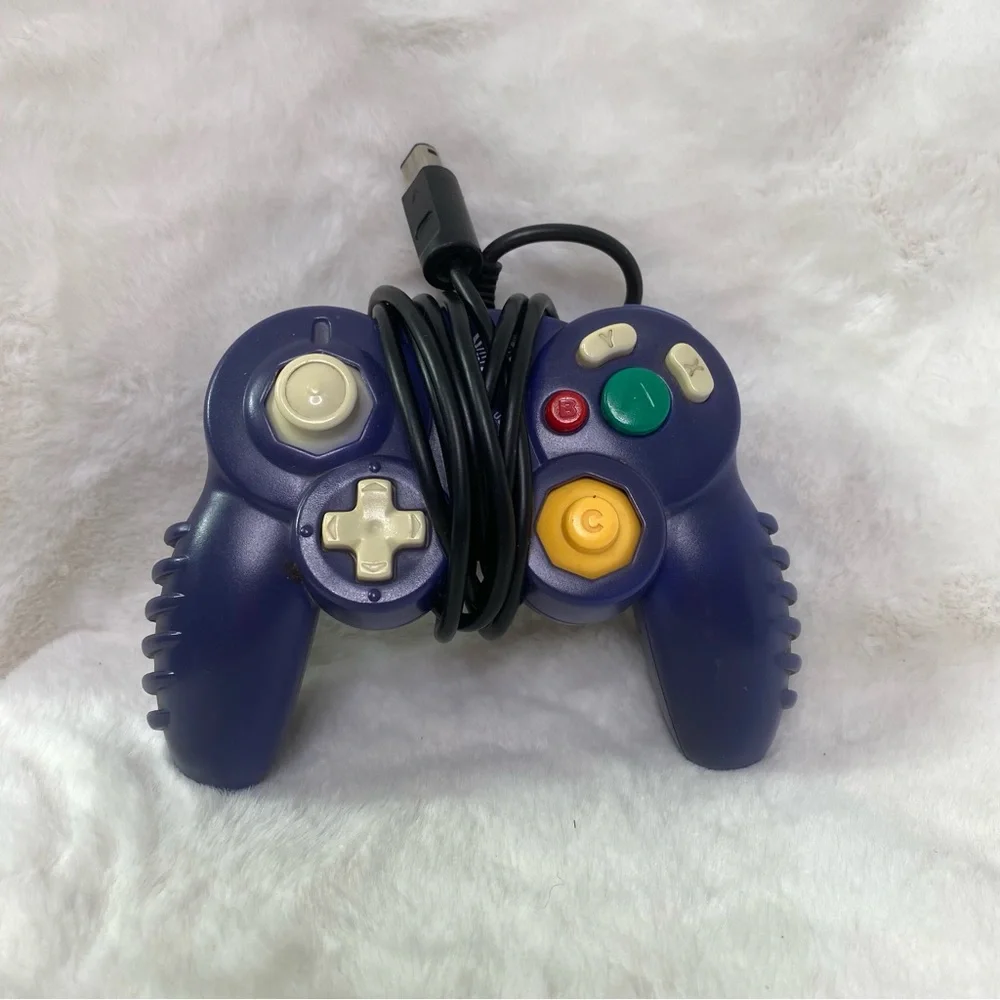 MadCatz GameCube purple Nintendo controller